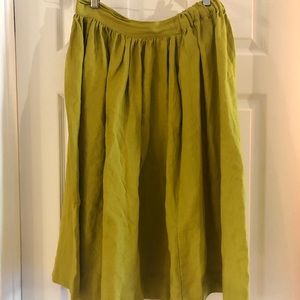 Not Perfect Linen 1950’s City Skirt M/L